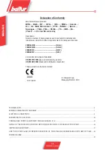 Preview for 4 page of baltur TBG 1100 MC Manual User Instructions