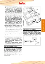 Предварительный просмотр 29 страницы baltur TBG 110LX ME Instruction