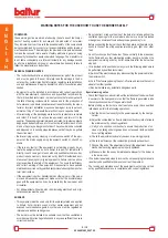 Preview for 8 page of baltur TBG 120ME Instructions Manual