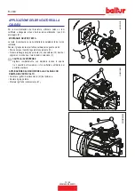 Preview for 14 page of baltur TBG 320SLX ME Instruction Manual For Installation, Use And Maintenance