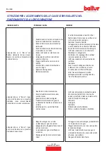 Preview for 36 page of baltur TBG 320SLX ME Instruction Manual For Installation, Use And Maintenance