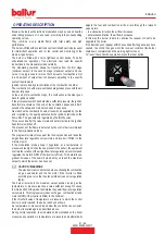 Preview for 71 page of baltur TBG 320SLX ME Instruction Manual For Installation, Use And Maintenance