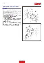 Preview for 12 page of baltur TBG 35 MC Instruction Manual For Installation, Use And Maintenance