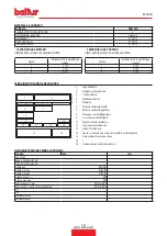 Preview for 9 page of baltur TBG 35P Instruction Manual For Installation, Use And Maintenance