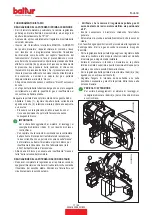 Preview for 19 page of baltur TBG 35P Instruction Manual For Installation, Use And Maintenance