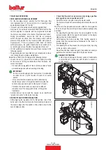 Preview for 53 page of baltur TBG 35P Instruction Manual For Installation, Use And Maintenance