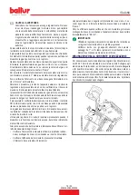 Preview for 21 page of baltur TBG 45 MC Instruction Manual For Installation, Use And Maintenance