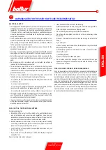 Preview for 5 page of baltur TBG 45 ME User Instruction Manual