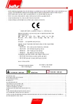 Preview for 69 page of baltur TBG 45 ME User Instruction Manual