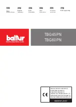 Предварительный просмотр 1 страницы baltur TBG 45 PN Instructions For Use Manual