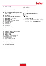 Preview for 48 page of baltur TBG 450LX MC Instruction Manual For Installation, Use And Maintenance