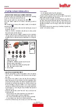 Preview for 72 page of baltur TBG 450LX MC Instruction Manual For Installation, Use And Maintenance