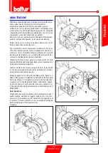 Предварительный просмотр 19 страницы baltur TBG 50 LX PN Instruction Manual For Installation, Use And Maintenance