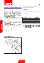 Предварительный просмотр 42 страницы baltur TBG 50 LX PN Instruction Manual For Installation, Use And Maintenance