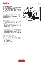 Preview for 59 page of baltur TBG 80 SLX ME Instruction Manual For Installation, Use And Maintenance