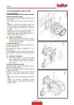 Preview for 14 page of baltur TBG 80LX ME Instruction Manual For Installation, Use And Maintenance