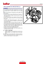 Preview for 13 page of baltur TBL 1000 ME Instruction Manual For Installation, Use And Maintenance