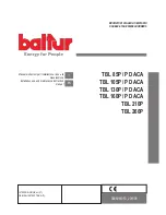 baltur TBL 105P DACA Original Instructions Manual preview