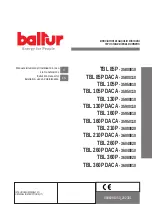 baltur TBL 360P Instruction Manual For Installation, Use And Maintenance preview