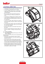 Preview for 67 page of baltur TBL 360P Instruction Manual For Installation, Use And Maintenance