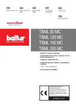 baltur TBML 120 MC Original Instructions Manual preview