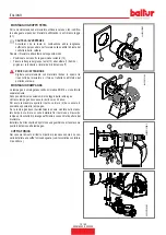 Preview for 14 page of baltur TBML 2000 ME Instruction Manual For Installation, Use And Maintenance