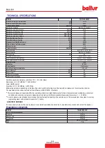 Preview for 50 page of baltur TBML 2000 ME Instruction Manual For Installation, Use And Maintenance