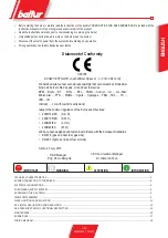 Preview for 3 page of baltur TBML 600 ME Manual User Instructions