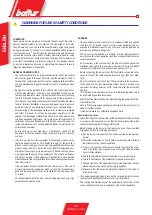 Preview for 4 page of baltur TBML 600 ME Manual User Instructions