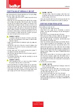 Предварительный просмотр 63 страницы baltur TBML 60P Installation, Use And Maintenance Instruction Manual