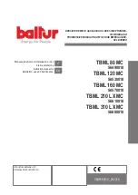 Preview for 1 page of baltur TBML 80 MC Instruction Manual For Installation, Use And Maintenance