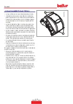 Preview for 16 page of baltur TBML 80 MC Instruction Manual For Installation, Use And Maintenance