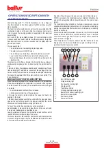 Preview for 79 page of baltur TBML 80 MC Instruction Manual For Installation, Use And Maintenance