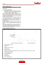 Preview for 14 page of baltur TBML 90P Instruction Manual For Installation, Use And Maintenance