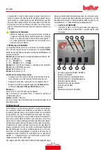 Preview for 28 page of baltur TBML 90P Instruction Manual For Installation, Use And Maintenance