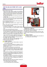 Preview for 66 page of baltur TBML 90P Instruction Manual For Installation, Use And Maintenance