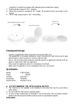 Preview for 4 page of Balzano CBF-5436A Instruction Manual