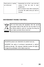 Preview for 9 page of Balzano CZ24G-RML Instruction Manual