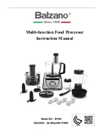 Balzano EF409 Instruction Manual preview