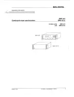 Balzers QMG421 Operating Instructions Manual предпросмотр