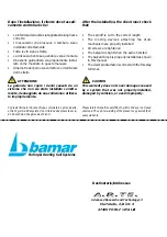 Предварительный просмотр 34 страницы bamar C0T Use And Maintenance