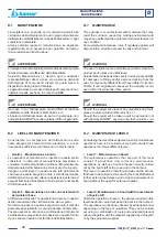 Предварительный просмотр 32 страницы bamar EJF series Instruction Manual