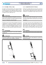 Предварительный просмотр 34 страницы bamar MEJ 4.02 Use And Maintenance Instruction Manual