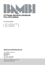 Bambi HT15 Operator'S Handbook Manual preview