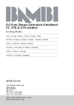 Bambi VT Operator'S Handbook Manual preview