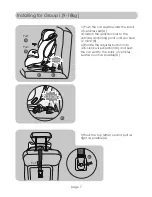 Preview for 8 page of Bambino Elite Isofix Instruction Manual