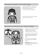 Preview for 9 page of Bambino Elite Isofix Instruction Manual