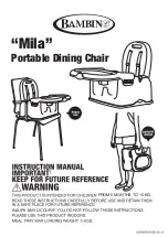 Bambino Mila Instruction Manual preview