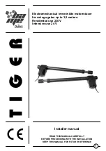 Bame TIGER 230 V Installer Manual preview