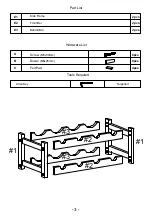 Предварительный просмотр 3 страницы Bamfox BAMEOS BAMBOO WINE RACK Quick Start Manual